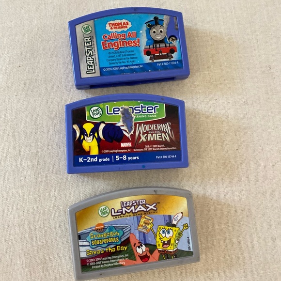 Vintage 3 Leapster Leap Games - Picture 1 of 3